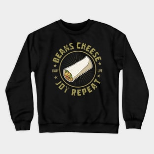 Burrito Mexican Food Lover Gift Crewneck Sweatshirt